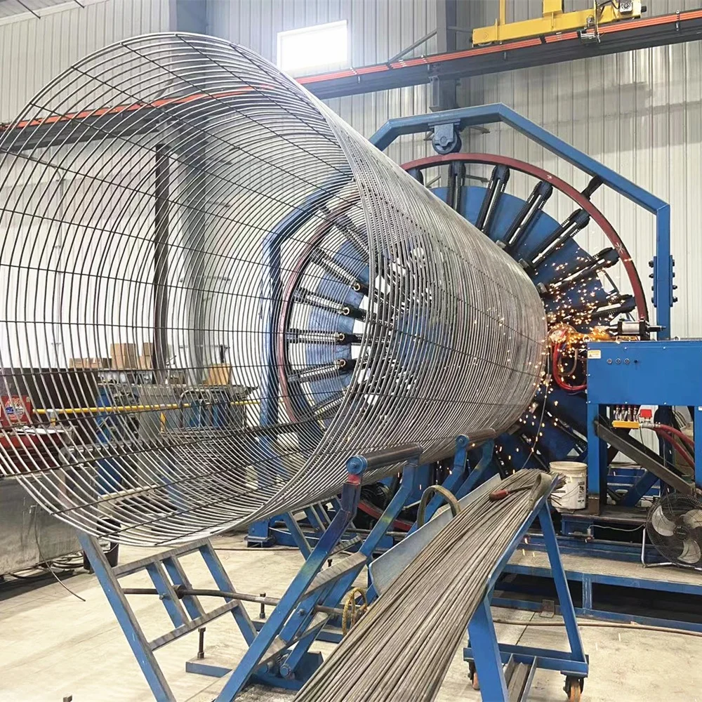 JCCP Concrete Pipe Reinforced Rebar Cage Welding Equipment Concrete Pipe Machine