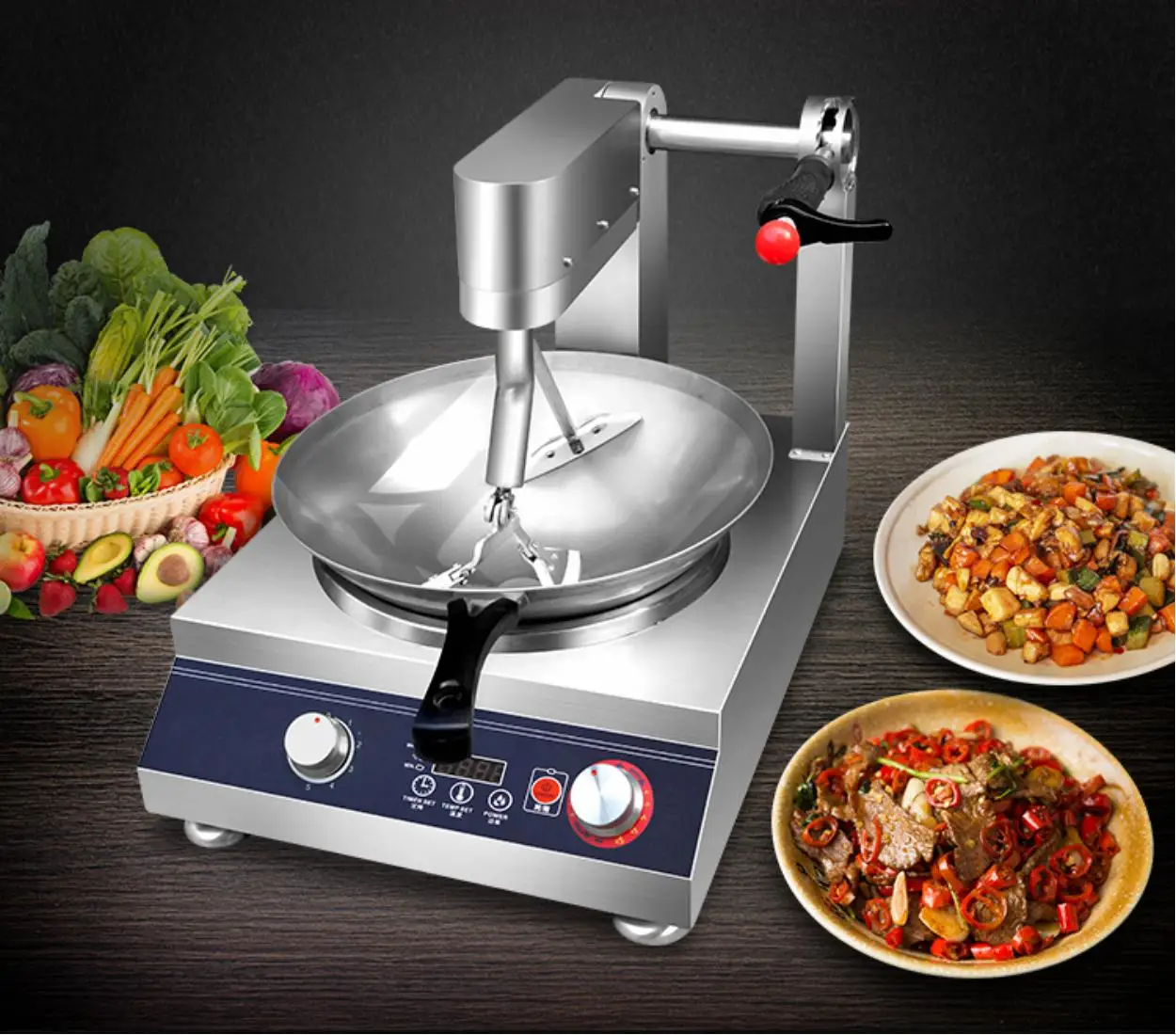 Hot selling Chinese restaurants using automatic cooking machine from factory supply