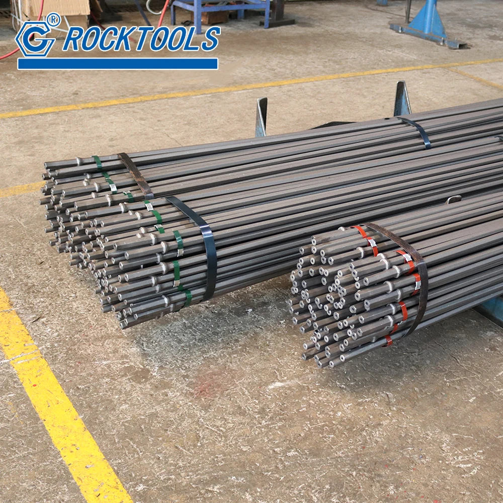 Small Hole Drilling Tools Manufacturer Industry Carburized  7 11 12 Degree Tapered Rock Drill Steel Rod