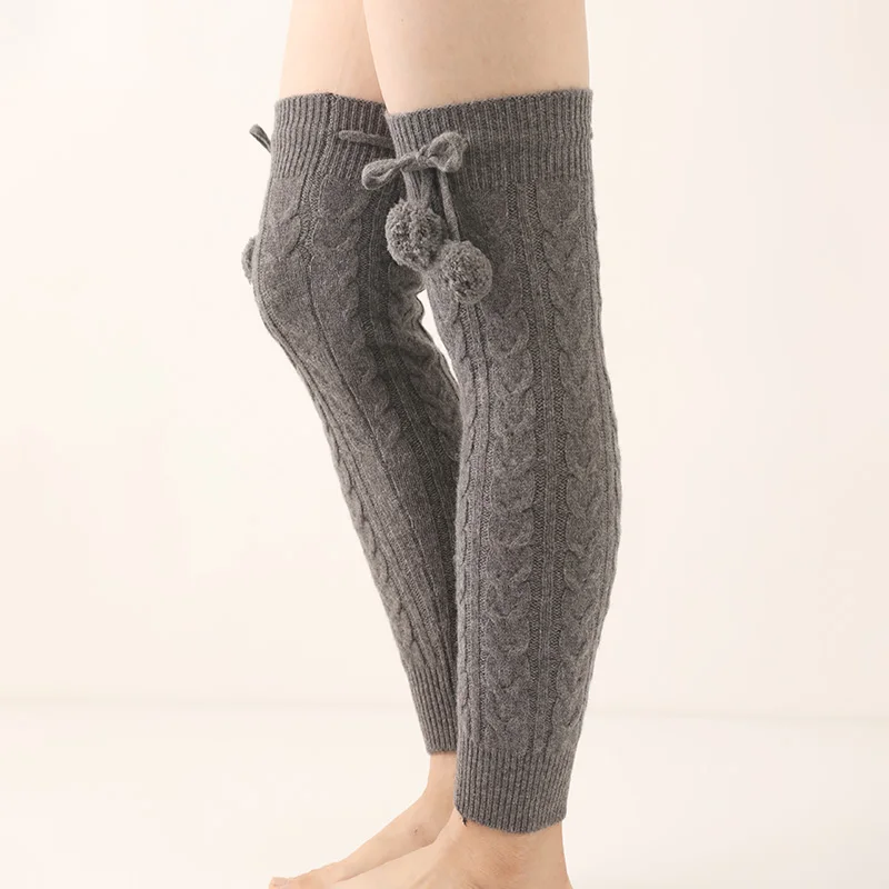 inner mongolia pure cashmere legging warmer custom fashion soft skin friendly women winter warm pure cashmere leg knee warmers