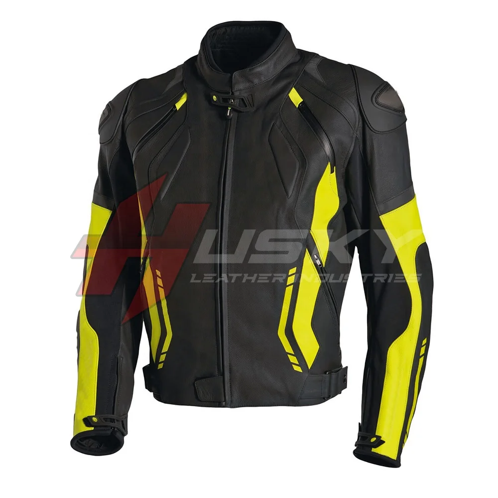 Custom Racing Sportswear XL Motorbike Jacket for Adults Customizable Racer Leather Jacket for Motor Sports