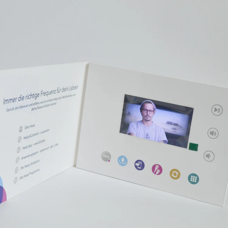 Китайский самодельный модуль для подарочных карт 4 3 дюймов lcd видео брошюра поставщиков с цифровой печатью