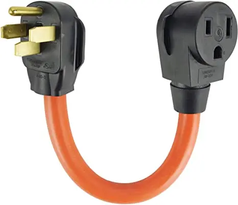 NEMA 6-30P to 6-50R  welder adapter cable 180 STW 10AWG power extension cable