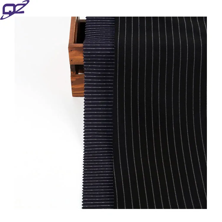 2022 New Style Yarn Dye Heavyweight Shiny High Stretch Anti-Static Ponti Roma Knitting Fabric For Outing Coats