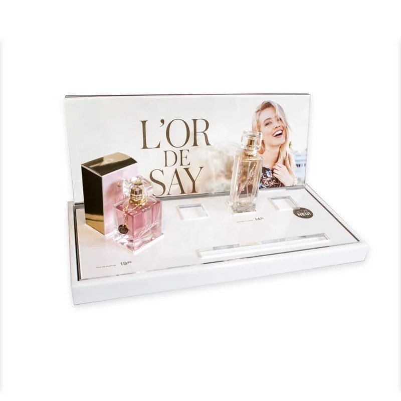 creativity retail counter top cosmetics display rack acrylic, free design!