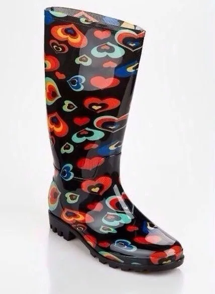 Internal linings fabric for  Fashion Transparent PVC Boots Lady Gumboots