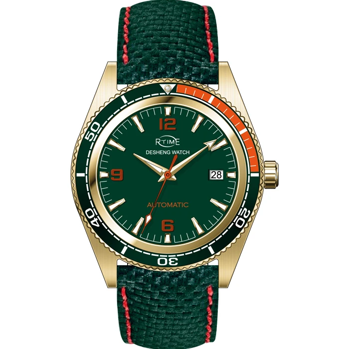 Diver Watches Men Wrist Luxury NH35 Automatic Movement Custom Logo Watches SEIKO Stainless Steel Guangdong Branded Watches Round