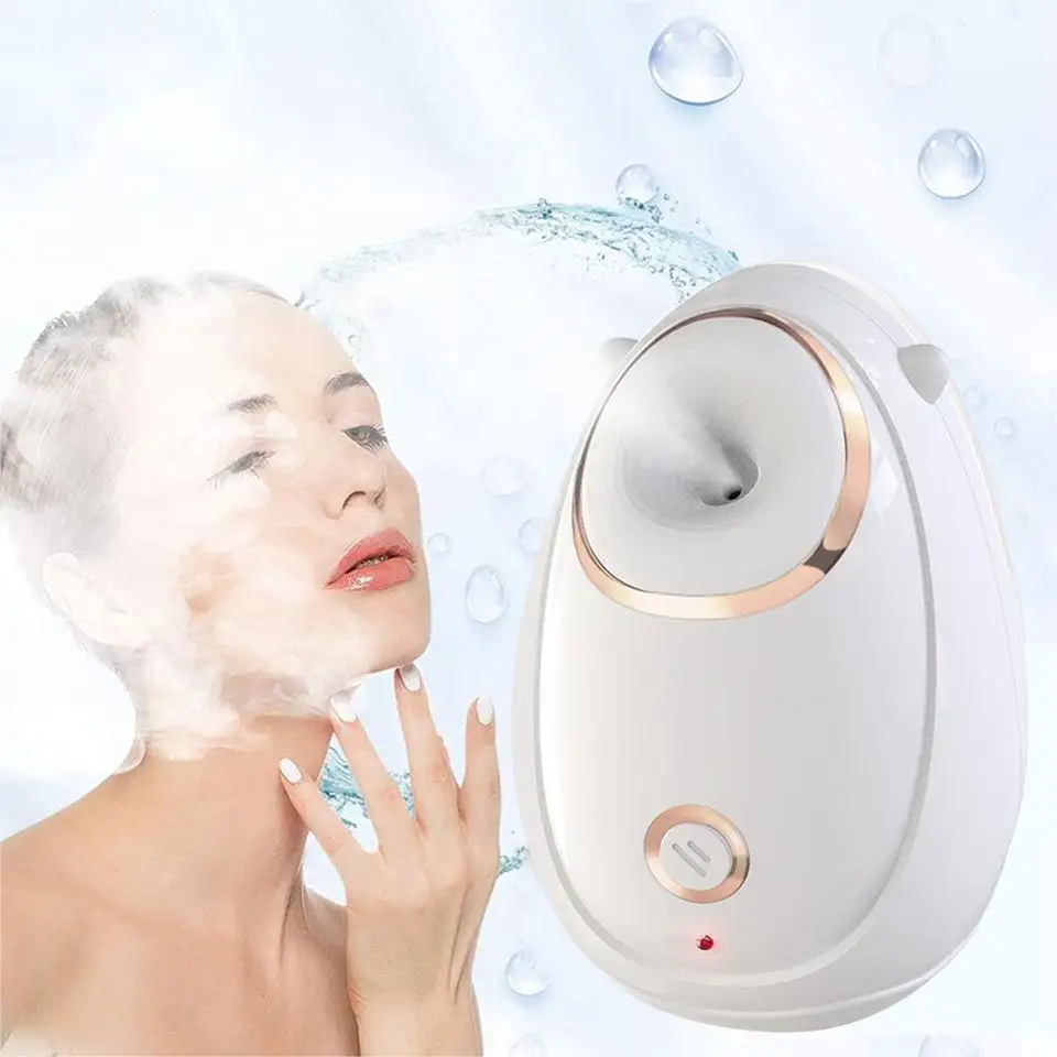 Face Steaming Device 2 in 1 Nano Professional Spa Luxury Stand Ozone Steam Facial Steamer Machine