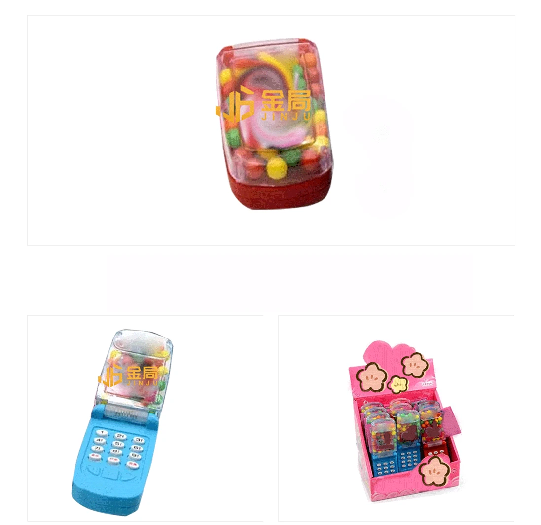 Высокое качество музыкальный мобильный телефон форма конфеты Кондитерские игрушки детские и
