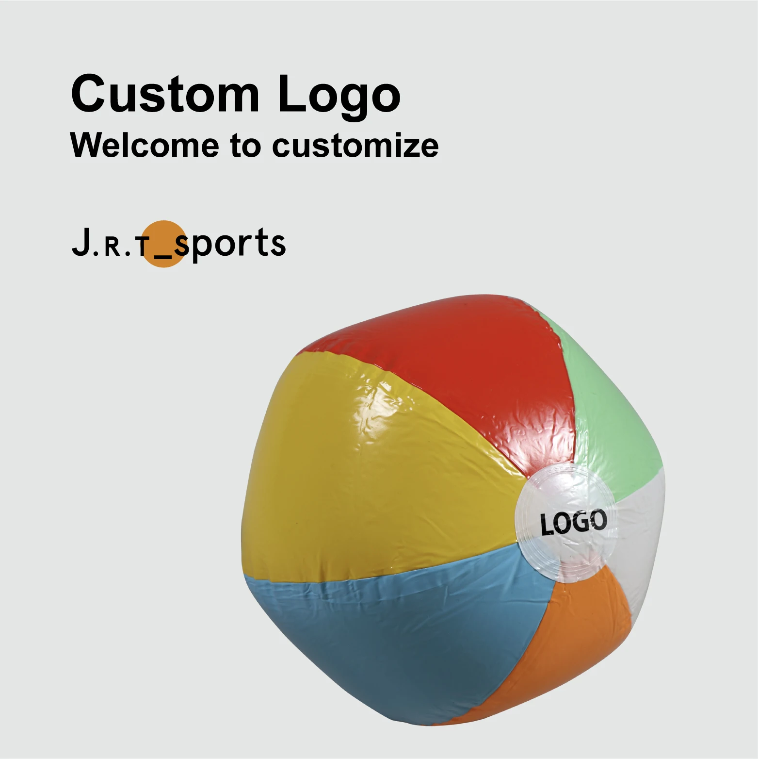 Rainbow Custom Party Games Water Beach Toy Bulk Inflatable Pool Balls for Kids