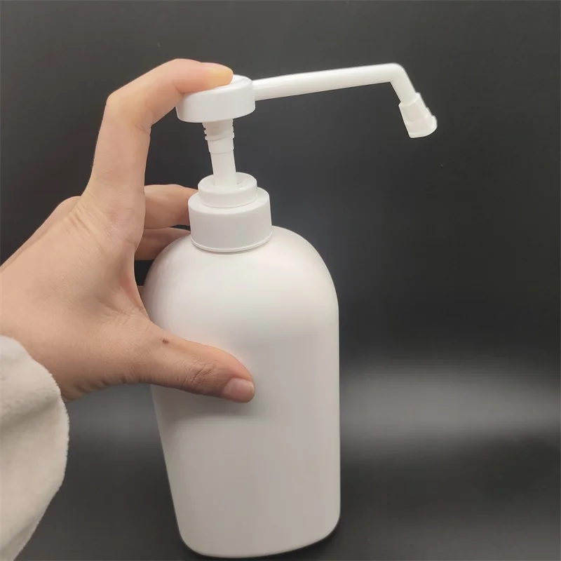 plastic bottle manufacturers long nozzle spraying pump sanitizer public place daily disinfection bottle 800ml