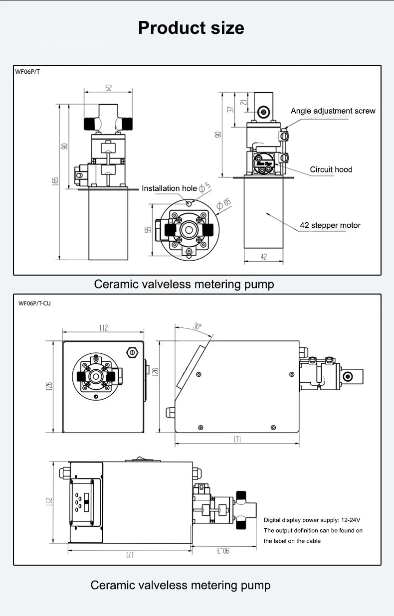 High Pressure Valveless Ceramic Metering Plunger Pump for Filling Machine