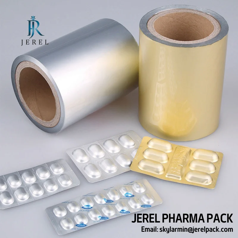 JEREL tablet capsule packaging ptp aluminum foil pack medic pack aluminum foil