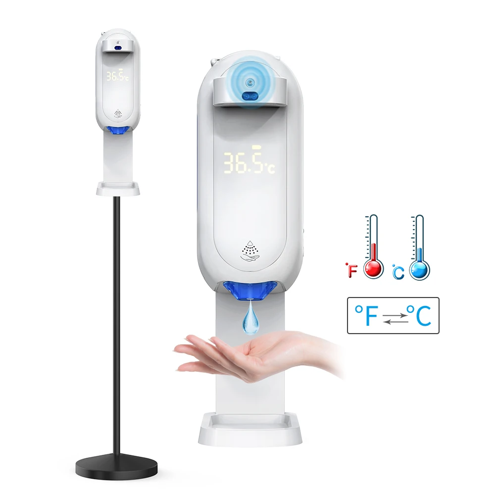 Hand Cleaning Gel Automatic Hand Sanitizer Dispenser With Floor Stand