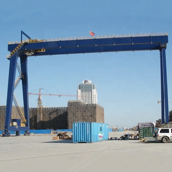 500 ton frame type hydraulic for ship building gantry crane used in shipyard