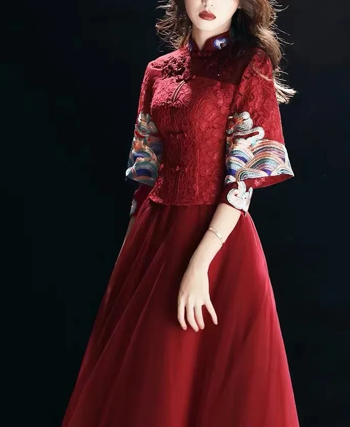 
Chinese Women Dress New Spring Summer Women Dress 2021 
