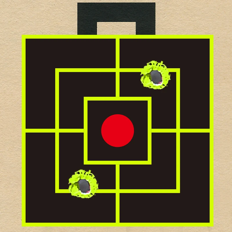 Reactive Target Paper for Firearm & Bow/Arrow Practice for Real Gun & Air Gun Shooting Visual Impact Can Be Used