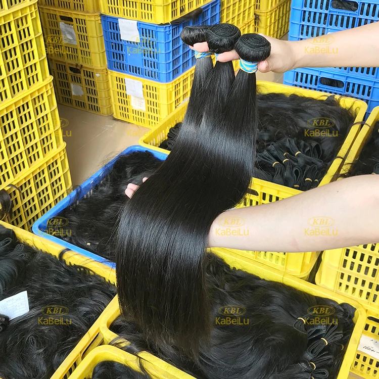 kabeilu Cuticle Aligned Brazilian Straight Virgin Hair 12A 3 Bundles With Lace Closure Human Hair Free Shipping