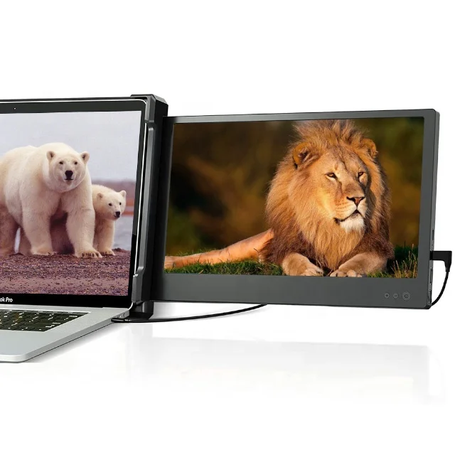 Portable Monitor for Laptop Portable Screen Double Screen 1080P IPS Monitor Extender