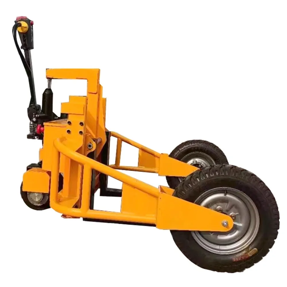 Full Electric Off-road all terrain pallet truck 1ton 2ton Moving Hydraulic Jack Pallet Stacker