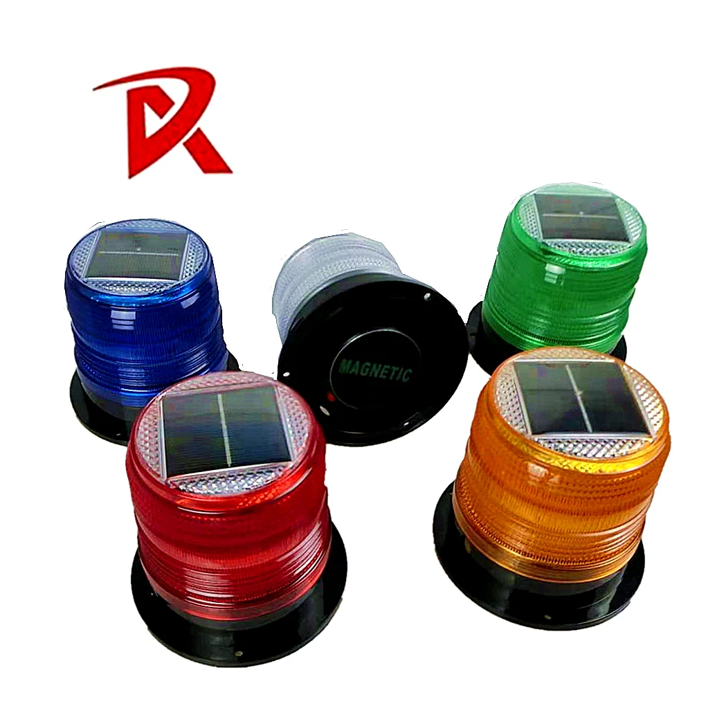 
Solar Marine Nautical lights LED Warning / off road LED red solar flashing lights marine lantern 