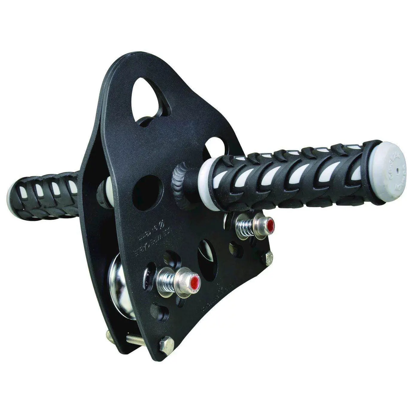 45kN climbing pulley with handle for tyrolean traverse crossing