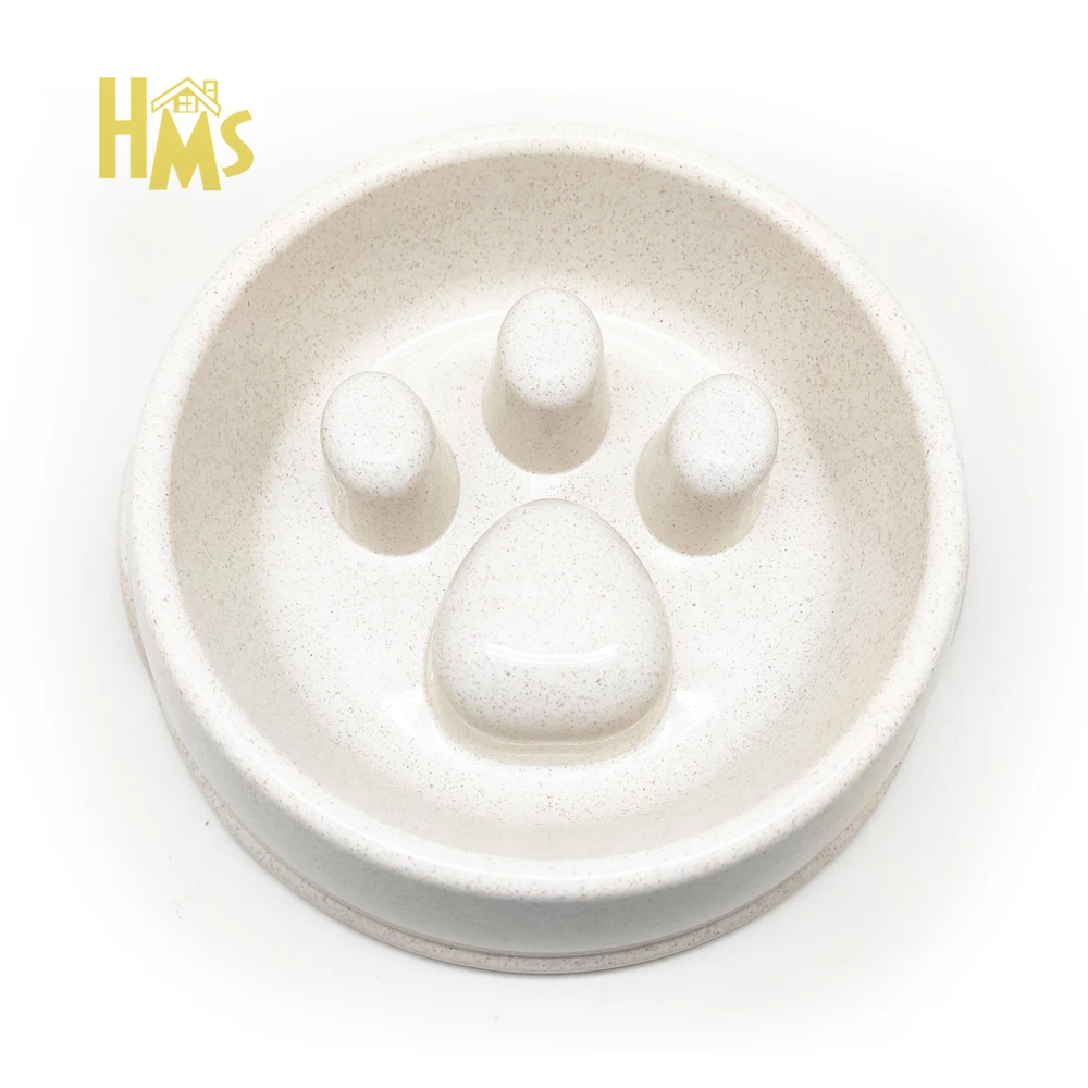 Продукция для домашних животных HMS, домашняя и наружная дешевая дизайнерская Экологически чистая миска для собак из полипропилена, медленная кормушка