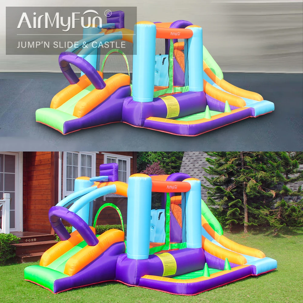AirMyFun Wholesale Price Moon Combo Air Bounce Castle Inflatable Bounce House China