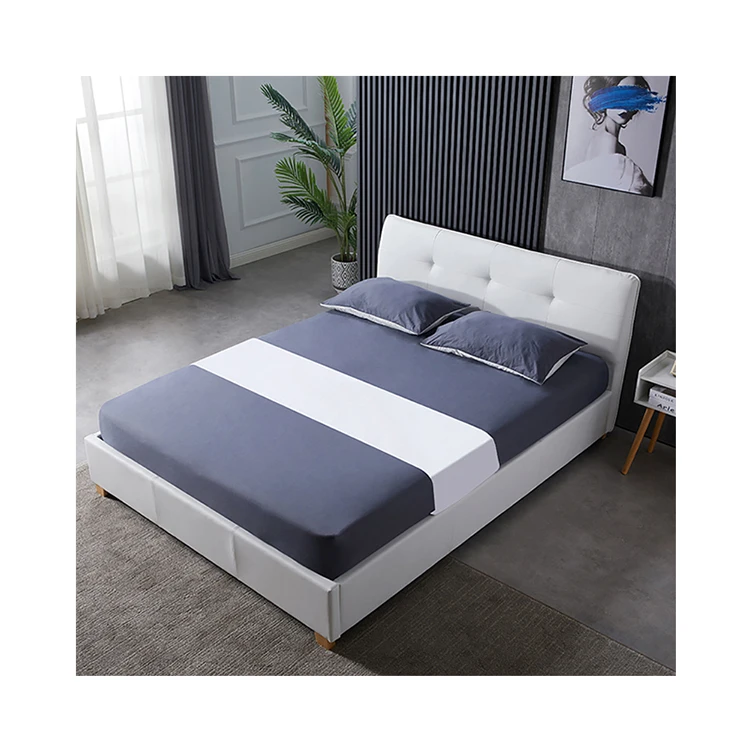  high Performance wooden frame modern European-style wood bed with factory direct sale price