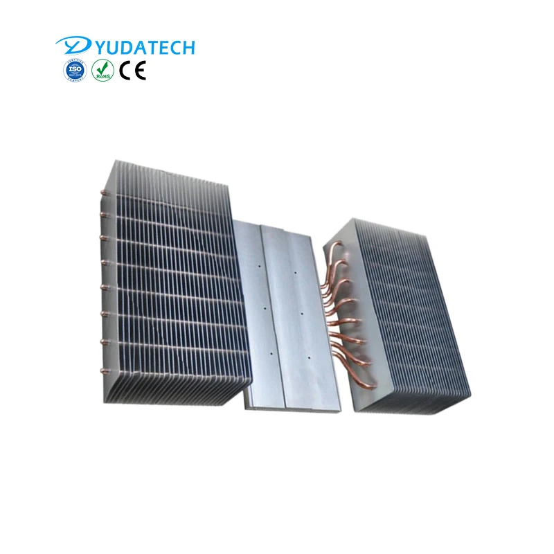 Custom high-power industrial equipment cooling module heatsink copper heat pipe heat sink