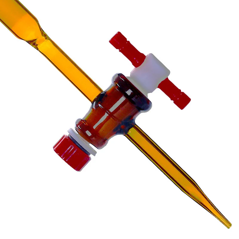 High borosilicate 3.3 glass burette  Acid Base burette with ce iso