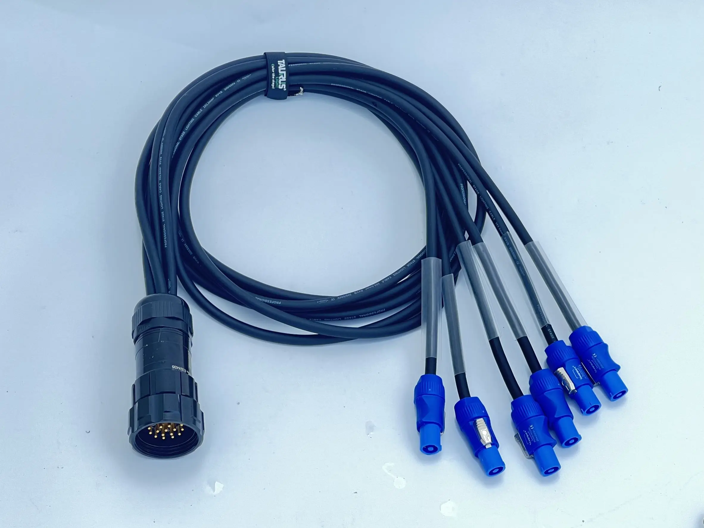 2023 new customized 19Pin socapex to powercon cable