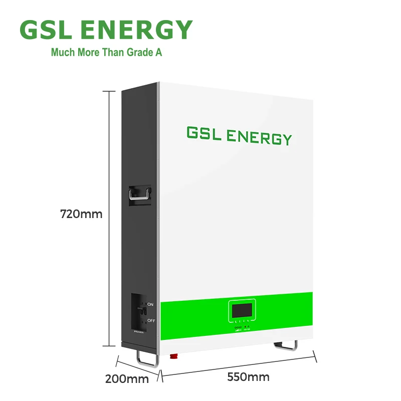Настенный аккумулятор GSL ENERGY 5kwh 10kwh 15 kwh для домашнего хранения энергии 51 2 В 100ah powerwall 48v lifepo4 батарейный блок