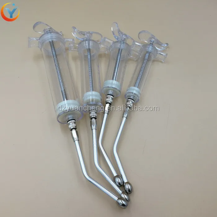 Veterinary Drencher Feeding Medicine Gun Automatic Syringe Injector Feeding Syringe for bird