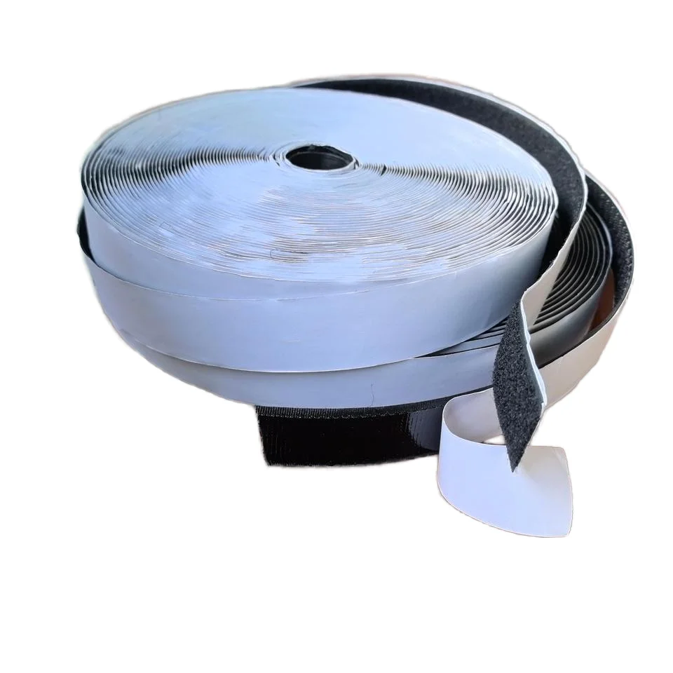 Hot selling high-quality self-adhesive hook and loop buckle with back adhesive