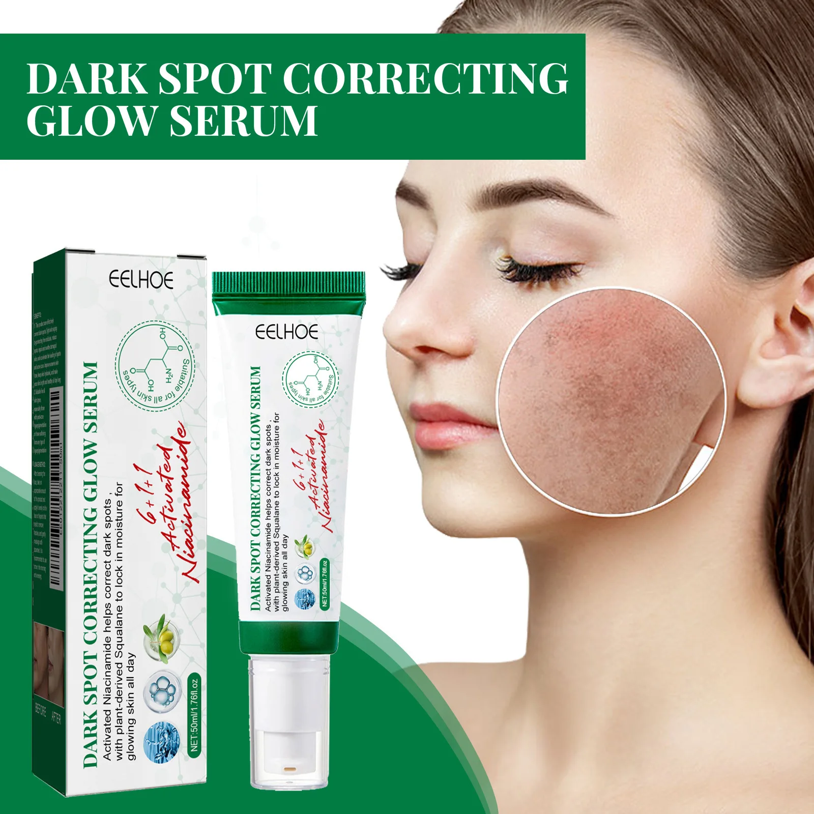 Spot Lightening Brightening Essence Repair Dullness Skin Care Beauty Skin Pigmentation Freckles Melanin
