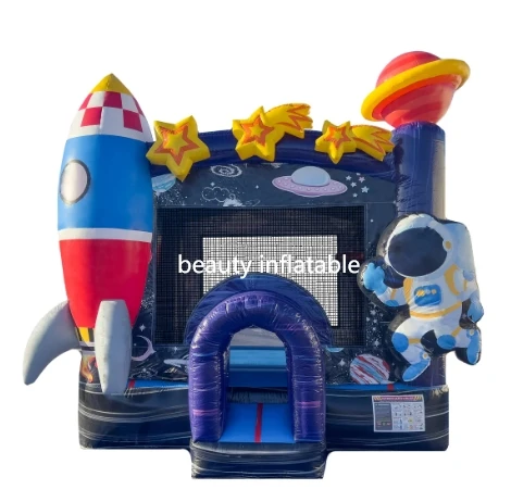 commercial Planet Astronaut 13x13 bounce house inflatable castle bounce house for kids  party