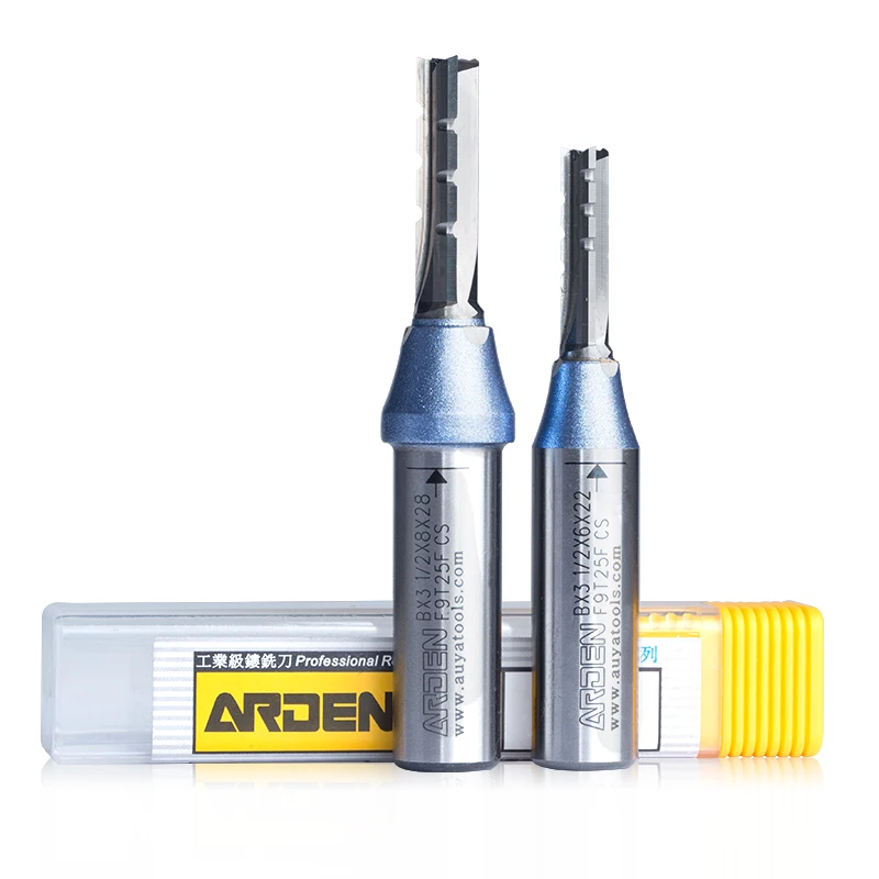 Arden high speed  1/2 3Flutes TCT Trimming Straight Milling Cutter For MDF Wood Drill Engraving Router Bit 73006208