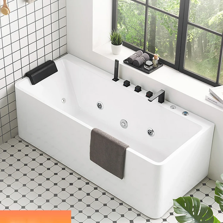 home bath tubs indoor acrylic bathtub with massage function