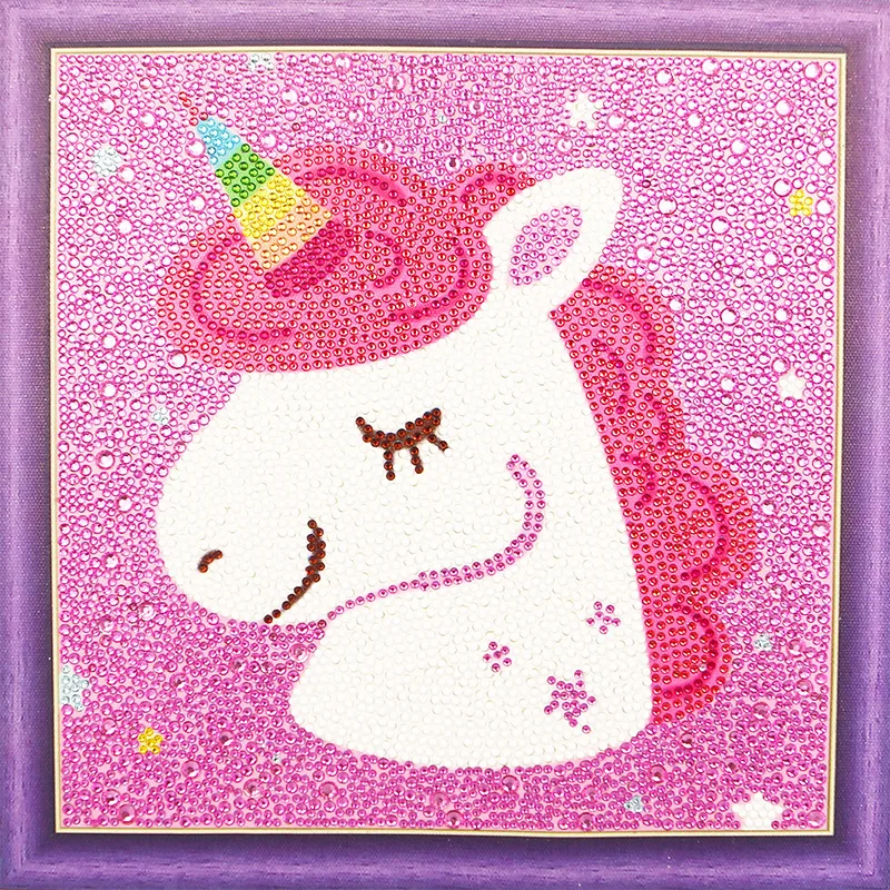 Gem Painting Kit Crystal Easy Painting Art Craft Set 5D Diamond Painting Kids for Home 5D Full Drill