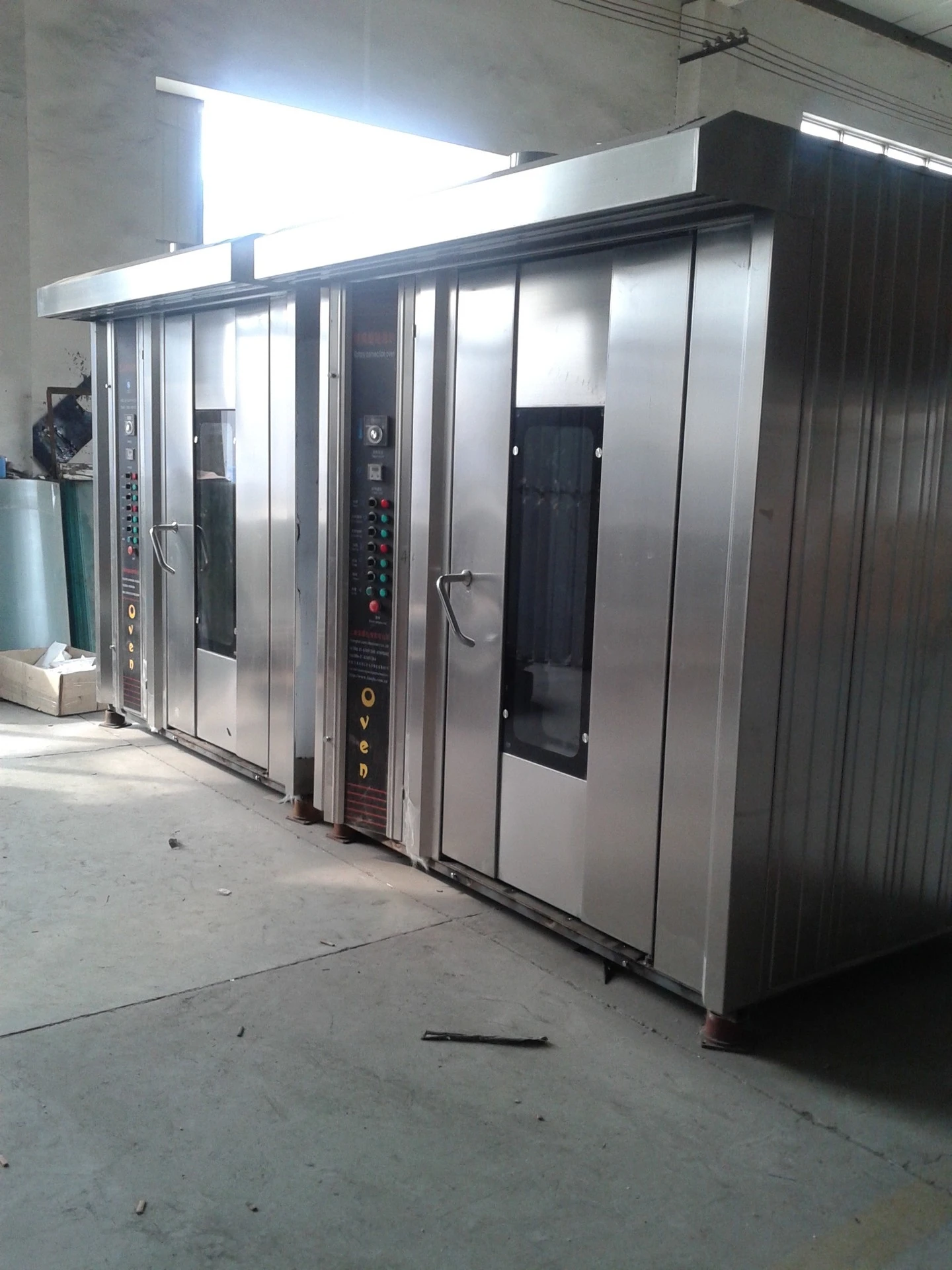 High Quality 32 trays Electric Hot Air Rotary Oven Bakery Oven industrial  large Baking ovens private baking