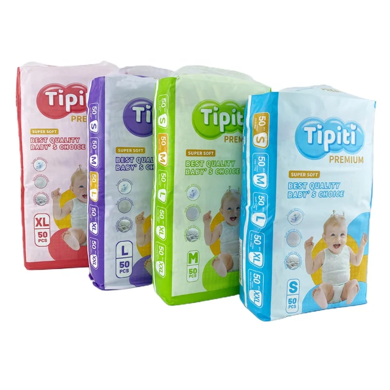 New Design Cheap Bulk Comfort Kid Diapers Wholesale Super Absorbent Newborn Cotton Baby Nappies