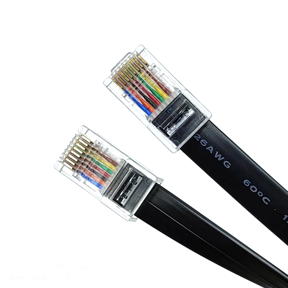 8p8c extension cable RJ45 flat cable computer connecting cable conforming to ce/rohs standard
