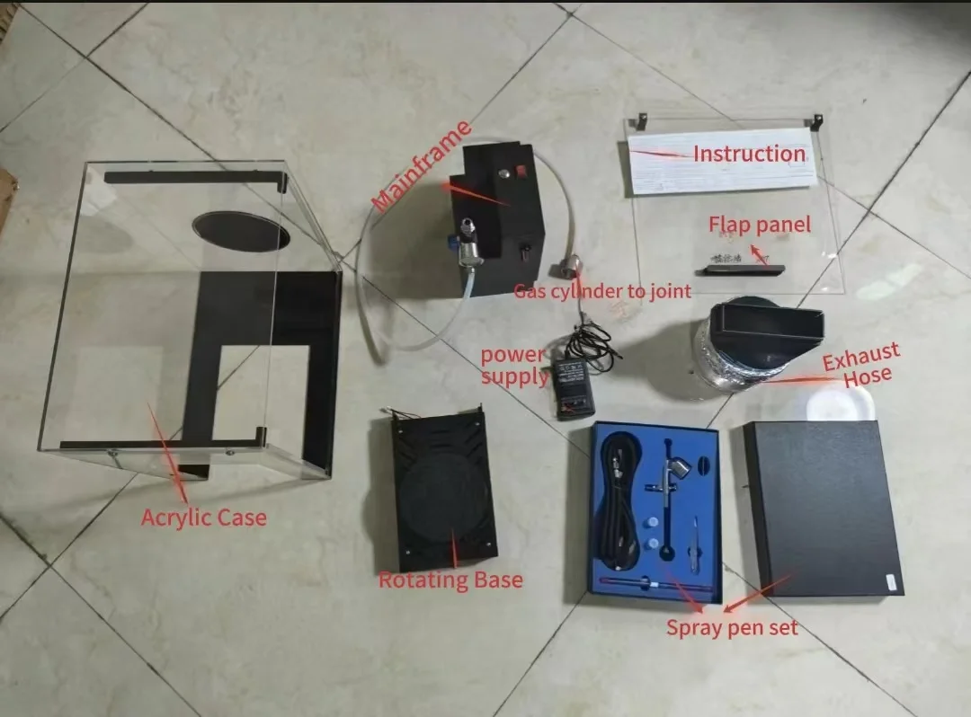 Paint Sprayer X7 Acrylic Display Spraying Table Machine Gouda Model Spray Extraction Fan for Furniture,Cabinet, Fence,Wall,Door