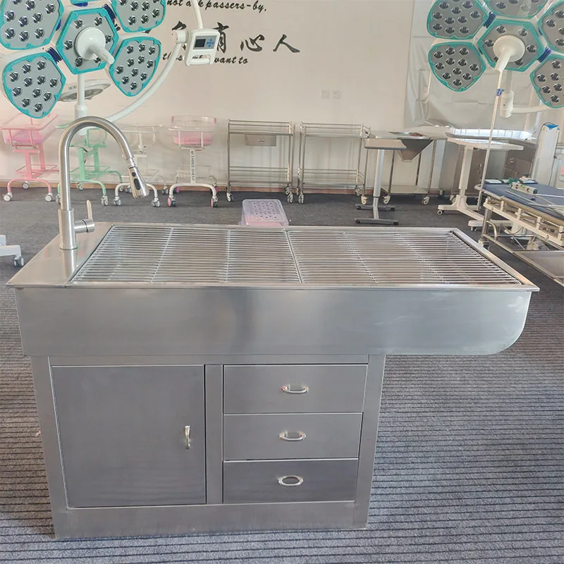 VET Pet Hospital Operating Table Veterinary Surgical Multifunctional Dental Disposal Examination Table