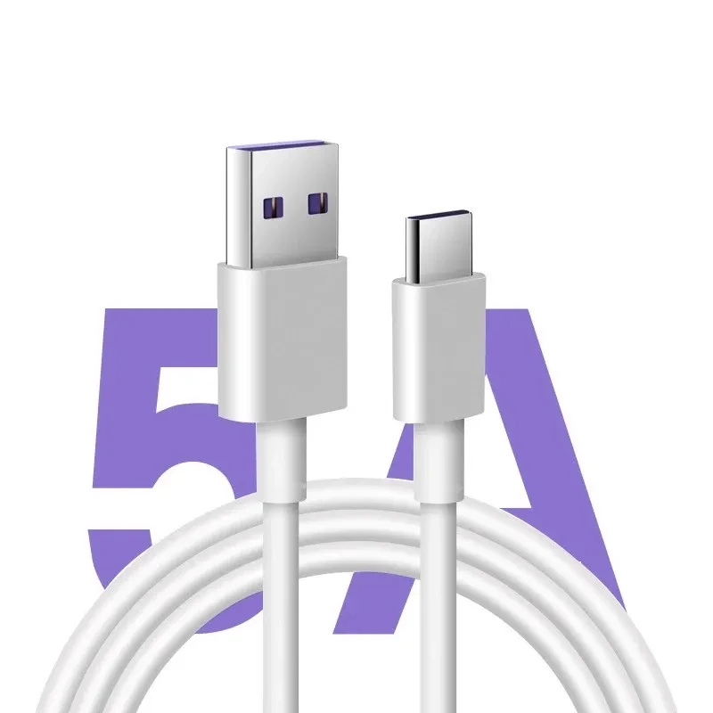 HLY 2024 Popular Super Fast Charging Type C 5A Usb Charger Data Cable For Mobile Phone