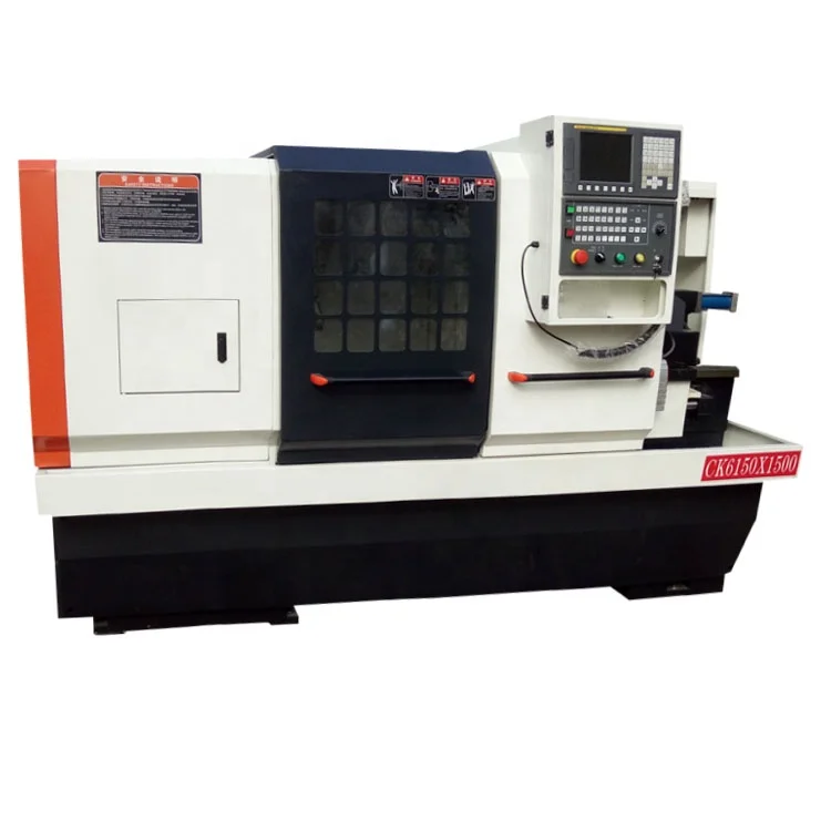 CK6150 плоская кровать линейная направляющая токарный станок с ЧПУ diy