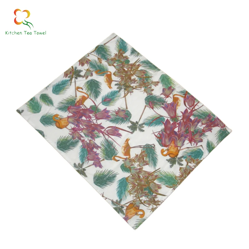 wholesale custom digital print 100% cotton wholesale cotton tea towel fabric