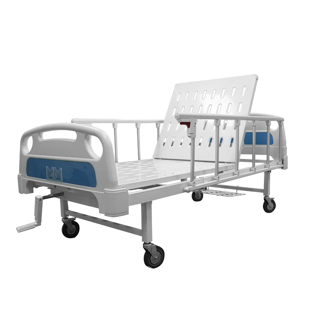 Factory Direct Wholesale Manual Bed Single Crank Stainless Steel Hospital Bed