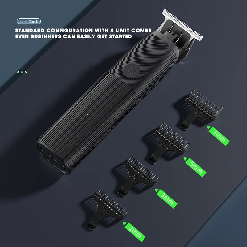 LK1927 IPX6 waterproof cordless hair trimmer shaver rechargeable for men beard hair trimmer for men